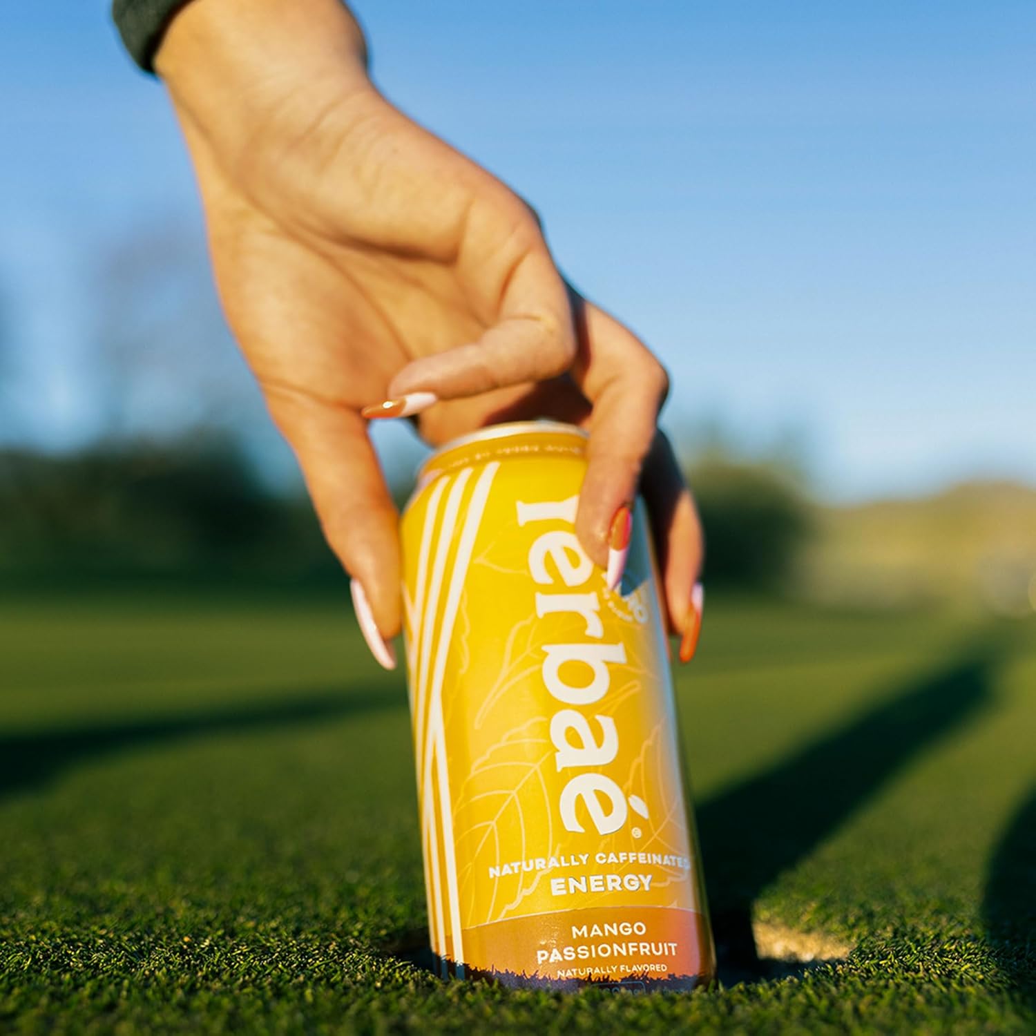 Yerbaé Energy Beverage - Mango Passion Fruit, 0 Sugar, 0 Calories, 0 Carbs. Yerbae is Energized by Yerba Mate, Plant-Based, Healthy Alternative to Sugary Energy Drinks, 16oz cans (12 Pack)